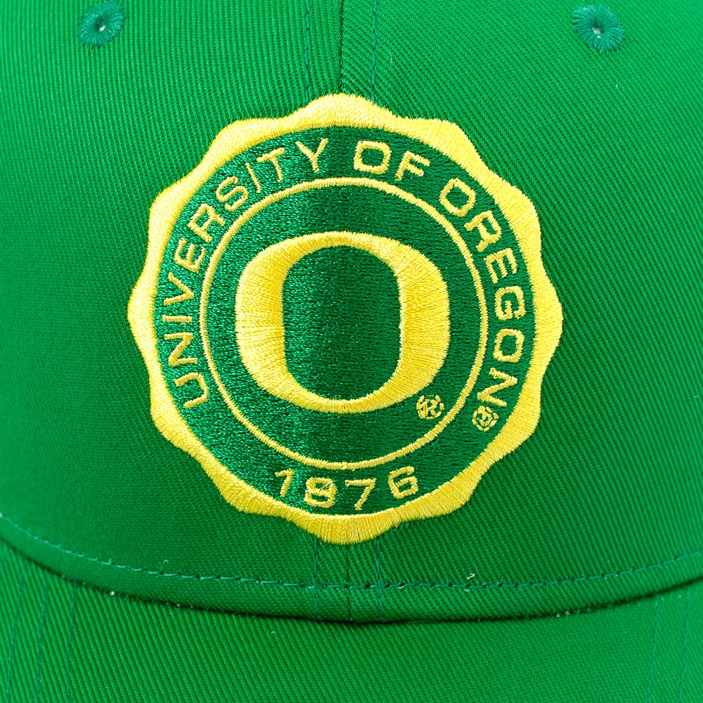 Classic Oregon O, Nike, Green, Trucker, Cotton Blend, Accessories, Unisex, Mesh, Structured, Patch, University of Oregon, Adjustable, Hat, 812075